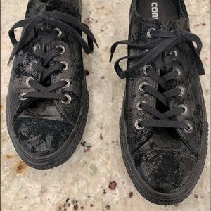 Converse Distressed Leather Chuck Taylors